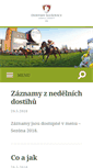 Mobile Screenshot of dostihyslusovice.cz